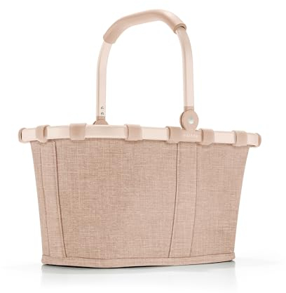 reisenthel carrybag XS Twist Coffee – Kleiner Stabiler Korb im XS Format Kleiner Variante der Einkaufsikone praktische Innentasche – Elegantes, wasserabweisendes Design