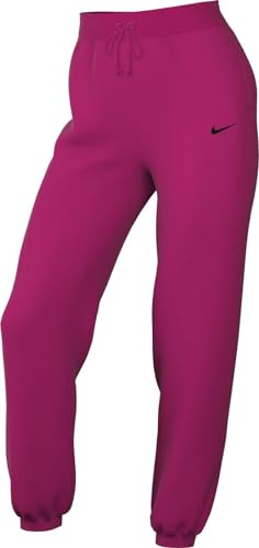 Nike DQ5887-615 Sportswear Phoenix Fleece Maglia Lunga Donna Playful Pink/Nero Taglia M