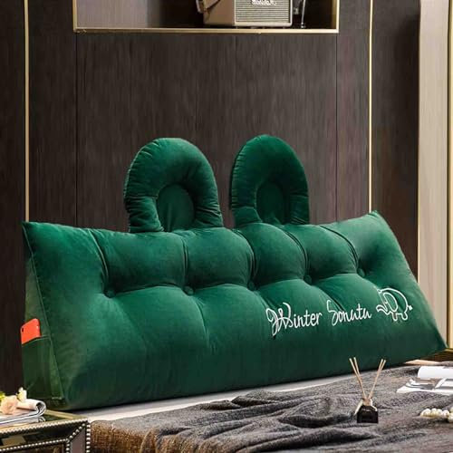 YSZBD Rückenkissen Bett Keilkissen Sofa Beige Rücken Grau Lesekissen Für Bett Und Sofa Groß Rückenpolster Stuhl Stützkissen Rücken Kopfteil Bett(#8,60x50x20cm)