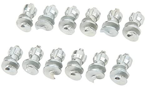 50 Pièces à Visser Clou de Pneu Pointes de Pneu de Neige Vis de Garniture de Pneu Pointes de Neige de Pneu de Roue Antidérapantes pour Voitures, Camions, Chariots élévateurs et