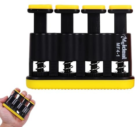 Adjustable Finger Strength Trainer and Grip Exerciser – Ultimate Lower Resistance Hand Conditioning Device Practice Aid and Instrument Warm-Up Tool