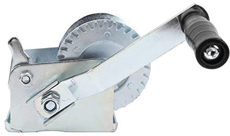 Treuil Manuel pour Yacht, Cabestan de Remorque en Métal de 600 Lb, Support Vide pour Treuil à Manivelle, Accessoire pour Bateau, Résistant aux Intempéries, Facile à Installer,