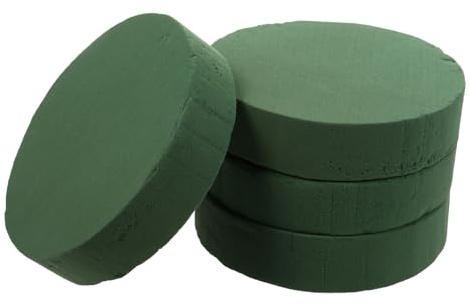 Cabilock 4 piezas Bloques de Floral Redondos para Arreglos Soporte Estable para Flores Artificiales Herramienta Esencial para Bodas y Fiestas Fácil Inserción sin Daños