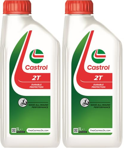 Castrol 2T Aceite de Moto 1L (Paquete de 2)