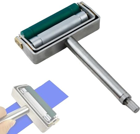 Manual Ink Proofer for 60-300 Lines - Color Wheel Ink Applicator with Anilox Roll & Rubber Roller, 70mm Print Width, Ideal for Gravure & Flexographic Coating (220 Lines)