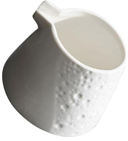 TOYANDONA Pichet à Lait Céramique Petit Récipient pour Sirop et Crème Design Léger et Facile à Nettoyer pour Café et Restaurant