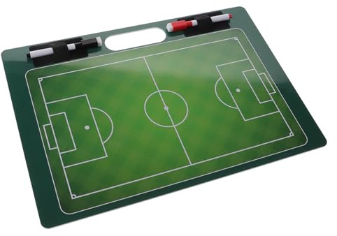 DIYEAH Tableau D'entraînement de Football Effaçable à Sec en Pvc Léger et Solide, Format Portable, Kit Entraînement Football pour Matchs et Tactiques, Équipement Entraîneur Sport Foot