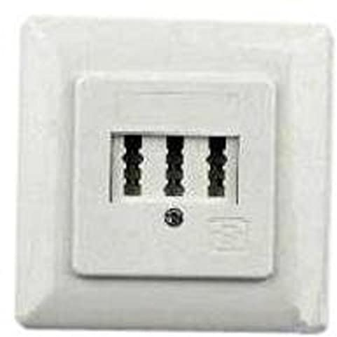 ZE Kommunikationstechnik TAE 3x6 NFN, UP VE=1 Stck r-ws reinweiss RAL 9010