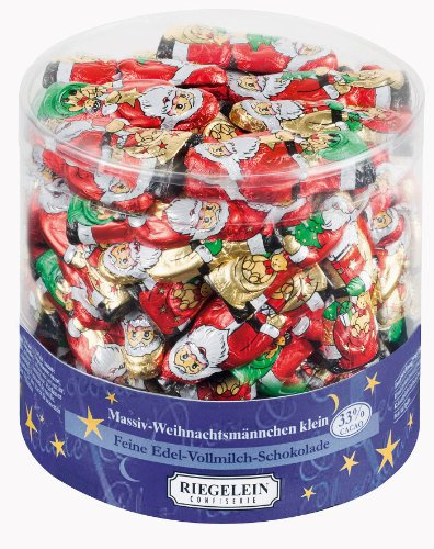 Riegelein massive Weihnachtsmännchen aus Edel Vollmilchschokolade 525g