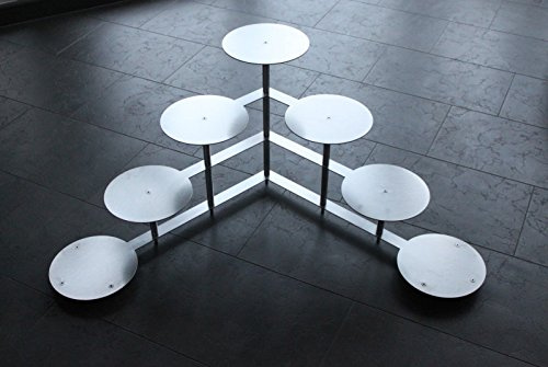 Tortenständer Tortenetagere Rund Etagere Aluminium Hochzeit Party 4 Etagen 7 Platten Ø je 24cm
