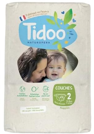Tidoo Couches bébé écologiques Taille 2