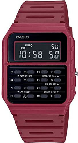 Casio CA-53WF-4B Unisex Watch (Ø 34 mm), Multicoloured, 43.2 x 34.4 x 8.2 mm, Digital, Multicolored, 43.2×34.4×8.2mm, Digital