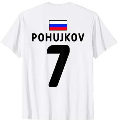 Pohujkov Blyat Russia Lustiges Russland Fußball Trikot Pohuj T-Shirt
