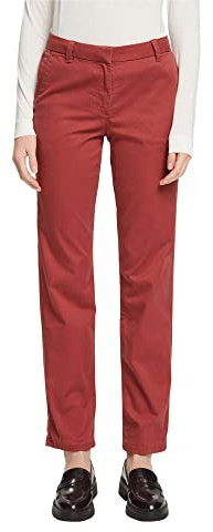 ESPRIT Damen Hose 992ee1b341, Terracotta, 34