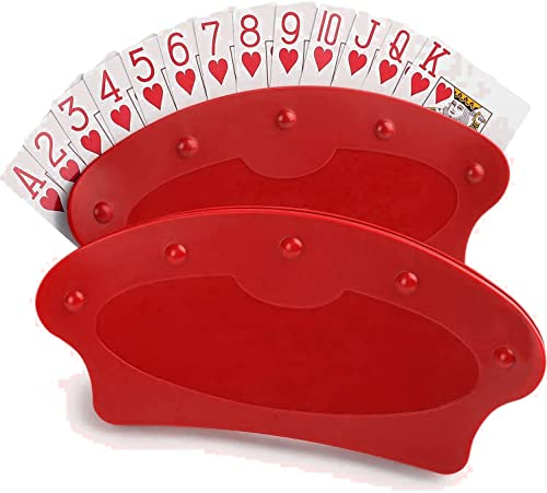 Lifeswonderful - Paar Hände frei Bridge, Poker, UNO Spielen Kartenhalter - Ideal für ältere Menschen, Arthritis Leidende etc