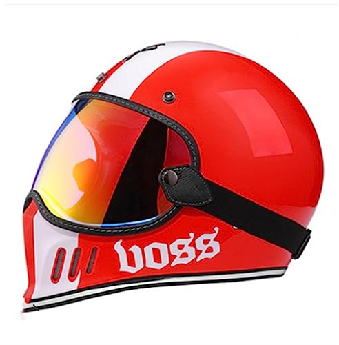Integral Helmets MC-hjälm för damer och herrar Standard motorcykelhjälm ABS helhjälm för alla säsonger med färgad spegel