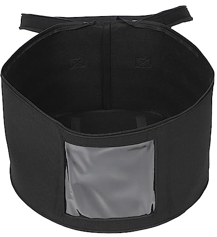 Cabilock Filz Hut Aufbewahrungsbox 43x28cm Mit Deckel Reißfest Platzsparend Für Hüte Socken Unterwäsche Aufbewahrungskoffer Für Haushalt Reise