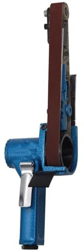 KHZKHC Lijadora De Banda Neumática con Herramienta Neumática, Entrada De Aire De 1/4, Máquina Pulidora De Arena De 20 Mm, Velocidad 16000 RPM, Amoladora De Banda Neumática para Aluminio, Hierro