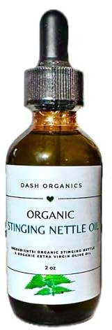 Organic Stinging Nettle Oil | 2 oz | Powerful natural haircare oil | Strengthening Hair Care for All Hair Types | Leaves Hair Silky and Shiny