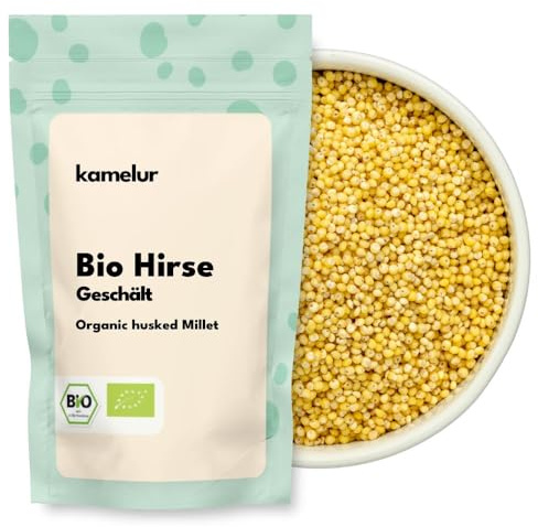 Kamelur Bio Hirse geschält (1kg) hirse aus biologischem Anbau