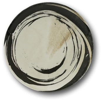 Saturnia Set 12 Piatti da Tavola Frutta in Porcellana Dark Matter 21 cm