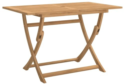 vidaXL Tavolo da Giardino Pieghevole 120x70x75cm Legno Massello Acacia