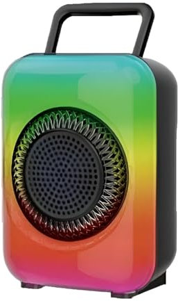 PEBBLE HUG Mini Portable Wireless Speaker With Flame Lighting Effect, Lightweight, Crystal-Clear Sound, Durable Construction, 500mAh Battery, Indoor And Outdoor Use