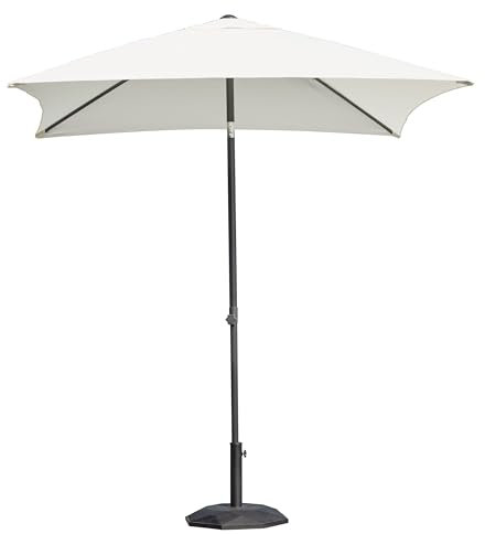 Gruppo Maruccia - Ombrellone da Giardino Quadrato - Palo Centrale in Alluminio, Telo Idrorepellente - Orientabile, con Snodo - 2x2 Metri