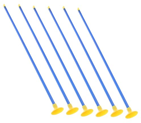 SUPVOX Ensemble de 6 Flèches Ventouse en Plastique Robuste et Facile à Utiliser pour Garçon et Filles, pour Jeux D'extérieur et Tir à l'arc Ludique