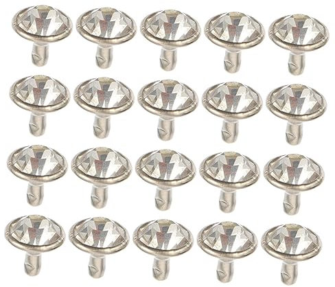 OSALADI 200 Juegos Rivet de Decoración de Ropa de Remaches de Cuero para Manualidades Remaches para Diy Accesorios para Bolsos Zapatos y Ropa Instalación y Duradera