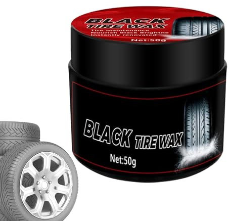 Cire Pour Pneus, Pâte De Revêtement Pour Pneus, Brillance Nettoyage Et Protection Des Pneus Et Jantes Noirs Pour Motos Et Automobiles