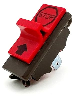 KUNYOS Accessori Per Tosaerba Interruttore di arresto di emergenza, interruttore di accensione/spegnimento, adatto for parti di motoseghe, accessori for utensili elettrici da giardino Attrezzo