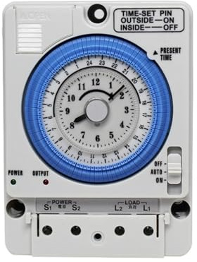 Temporizador TB388 TB35N, 1 Interruptor de Control de Tiempo rotatorio semanal mecánico analógico de 220 V y 230 V, 24 Horas