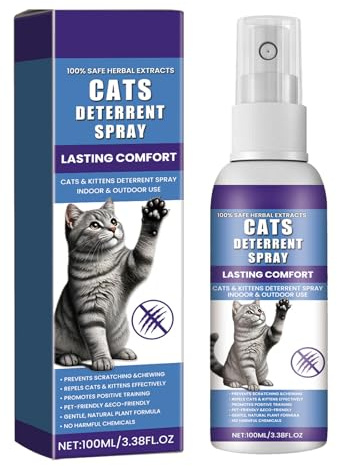 KOAHDE Spray Antiarañazos Gatos,Spray Educador Gato Antiarañazos,100ML,1PC,Evitar el Comportamiento Urinario Desordenado de los Gatos,Spray de Cuidado de Ingredientes Suaves