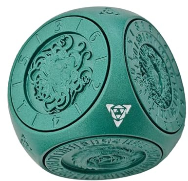 Qkbuza Spinner - Estetici | Giocattolo Geometrico Rotante per Serate Adolescenti Famiglie Coppie Classe e Viaggi - Intrattenimento per Riunioni e Sale di Classe