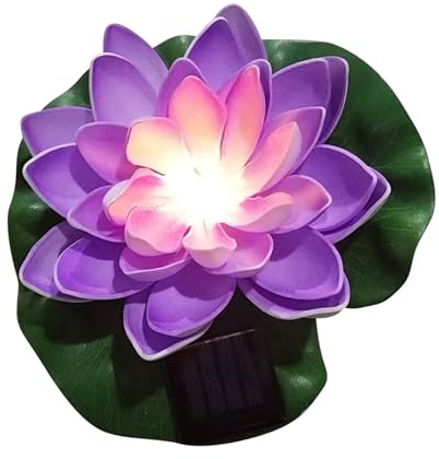 Luci a LED di laghetto a energia solare impermeabile - Luci a stagno galleggiante | Luuci di stagno per esterno | a led impermeabile a forma decorativo decorrativo decorazioni