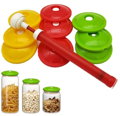 Kit De Vacío Para Tarros - ABS 24x2cm | Sellador Al Vacío Para Tarros De