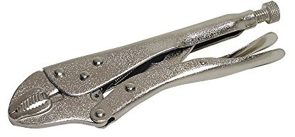 Silverline PL100 Gripzange, 220 mm, gekrümmt