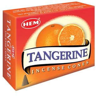 HEM Räucherkegel Incense Cones Tangerine Mandarine 12x10 Stück=120