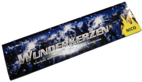 100 Pack. NICO Wunderkerzen Inhalt je 10 Stück, ca. 17 cm lang
