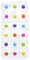 Munchkin Dandy Dots Non Slip Baby Bath Mat | Colourful Bubble Shower Mat | Bathmat with Skid-Resistant Suction Cups |Baby Essential Children's Bath Accessories