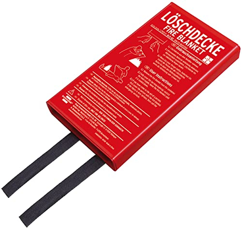 Brennenstuhl 1291210 Fire Blanket BLD-02 120 x 120 cm, red, 1x