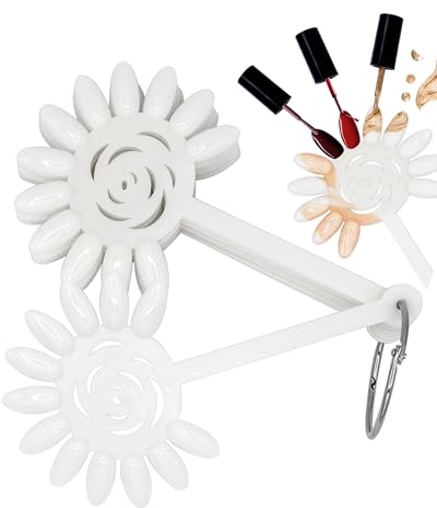 Campione di unghia di fiore. Gel Polish. Espositore per smalto