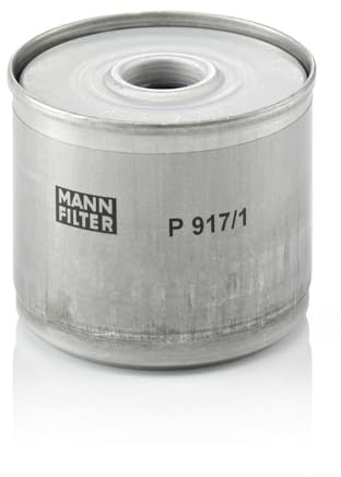 MANN-FILTER, P 917/1 x Kraftstofffilter | Für LKW, Busse, Schutz des Kraftstoffsystems, Injektorschutz, Zuverlässige Kraftstoffversorgung, Echte OE-Technologie