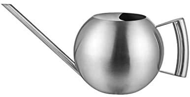 Tograt Sprühflasche Pflanzen Gießkanne Sprinkler Can Edelstahl Long Mouth Gießkanne 1L Gießkanne Green Plant Pot Gießkanne Home Gardening Giesskanne (Size : 1L)