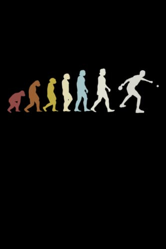 Tischtennis: Evolution Tischtennisspieler | Notizbuch DIN A5 6x9 Zoll | Planer Tagebuch Schreibheft | 120 Seiten | Punktiert Schmierheft