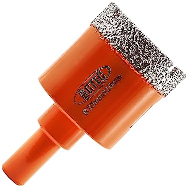 Diamant Trockenbohrer Fliesenbohrer - BGTEC 35mm Diamantbohrer für Granit, Marmor, Mauerwerk, Beton, Fliesen/Keramik, Hartplastik, vakuumgelöteter Diamantkernbohrer