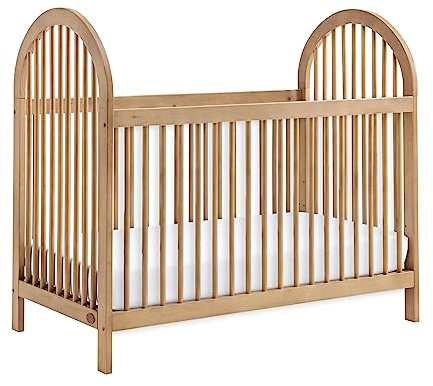 Soho Baby Everlee Convertible Island Crib, Honey Wood