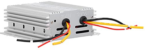 aqxreight Trasformatore di Tensione Professionale Convertitore di 24 V 12 V per Camion di Autobus per Auto (20A)
