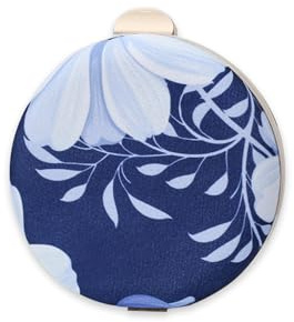 CORIOS Damen Rund Abendtasche Blumen Clutch Tasche Hochzeit Brautbörse Handtasche Luxus Handgelenktasche Abnehmbarer Kette Schultertasche Klein Tasche Elegante Umhängetasche Blau
